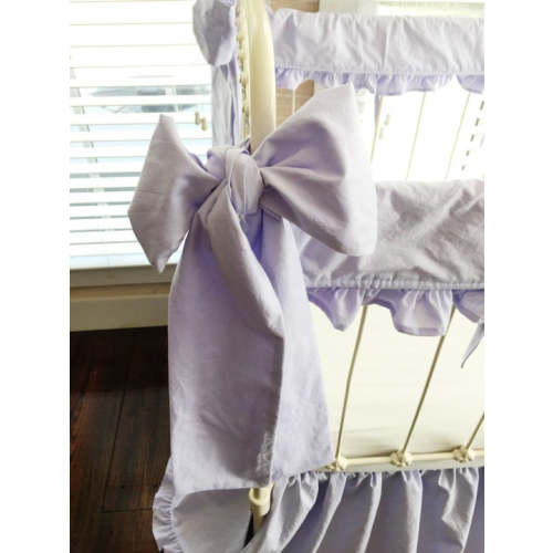 Lavender Large Crib Bow | High Cotton Textile