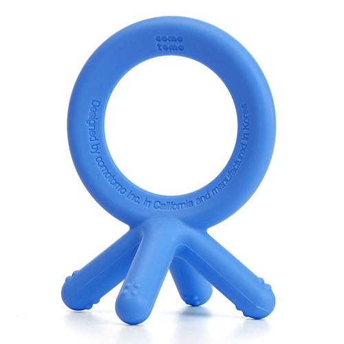 comotomo® Silicone Baby Teether in Blue