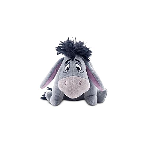 Disney Store Official Mini Bean Bag Plushies - Eeyore - Cute Stuffed Animal with Detailed Sculpting, Embroidered Features, Bean Bag Bottom Plush Toys for Kids