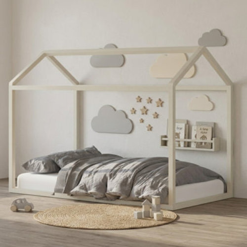 Kelly Clarkson Home Solid Wood Kids Canopy Bed Frame & Reviews | Wayfair