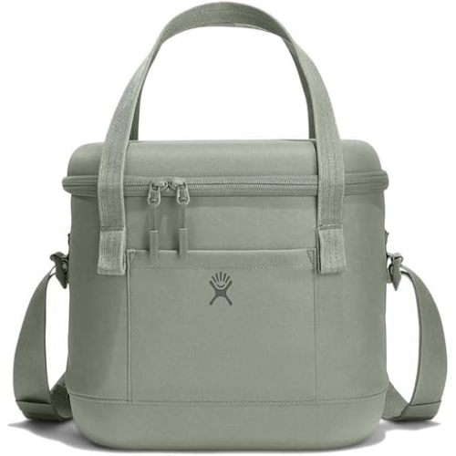 Hydro Flask Cooler Bag for Beach, Beverages and Travel - Insulated Soft Lunch Bag - 12 L Capacity in Agave Green