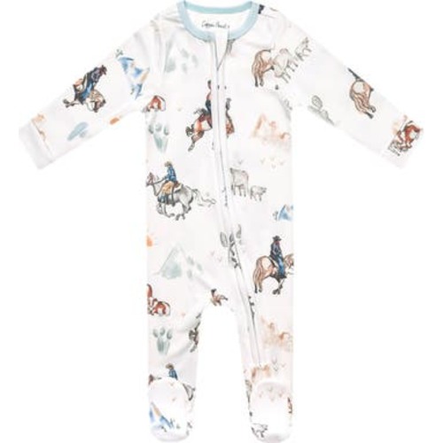 Boone Zip One-Piece Pajamas, 3-6M