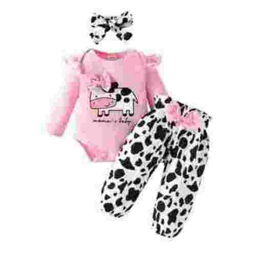 Preemie Baby Girls Clothes Ribbed Romper Bodysuit Pants Set Fall Winter Outfits Set Baby Girl Clothes Baby Girl Clothes 0-3 Months Red 6 Months