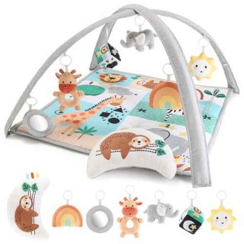 The Peanutshell Safari 123, 7-in-1 Activity Gym & Play Mat For Baby