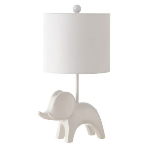 Ellie Elephant Table Lamp - KID4248 - White - Safavieh Kids