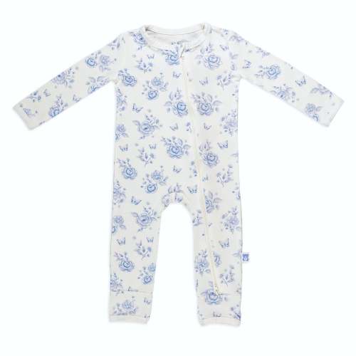 Zippered Romper (Something Blue) – Snuggle & Slumber