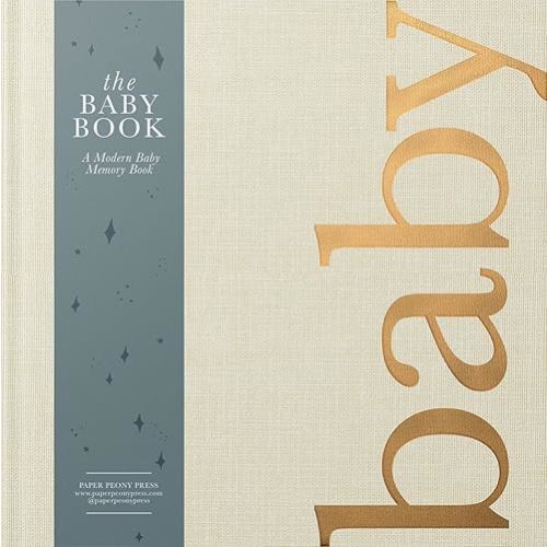 The Baby Memory Book: Beautiful Modern Baby Book and Scrapbook for Baby's First Years to Track Special Moments, Milestones and Growth from Pregnancy to First 5 Years Hardcover – December 7, 2020