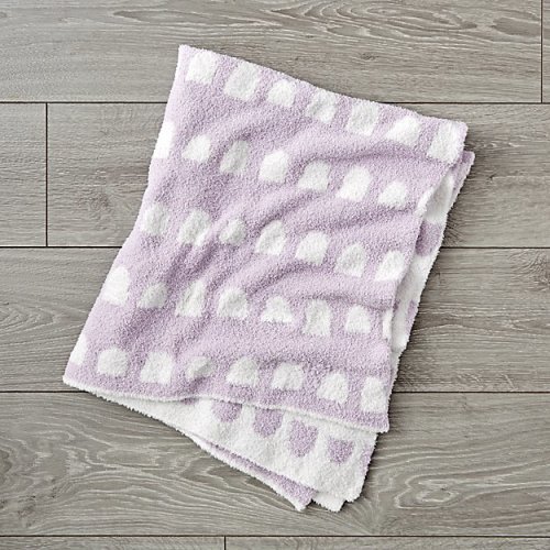 Simply Soft Purple Baby Blanket