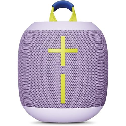Ultimate Ears WONDERBOOM 4 Portable Waterproof Bluetooth Speaker with Big Bass and 360-Degree Sound, Dustproof Floating Speaker with 131ft (40m) Range - Enchanting Lilac