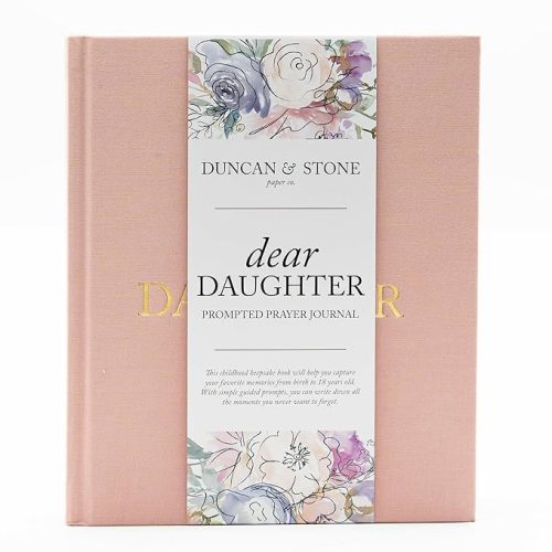 Journal For Moms - Keepsake Pregnancy Must-Haves for Moms - Linen Pregnancy Announcement Gifts (Pink, 230 Pages)