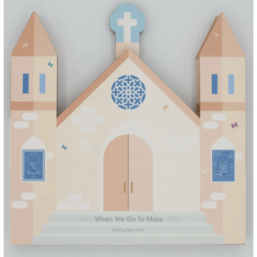 When We Go to Mass - shaped board book