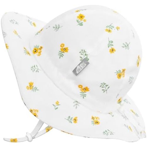 JAN & JUL Adjustable Cotton Floppy Sun Hat with 50+ UPF Protection for Girls