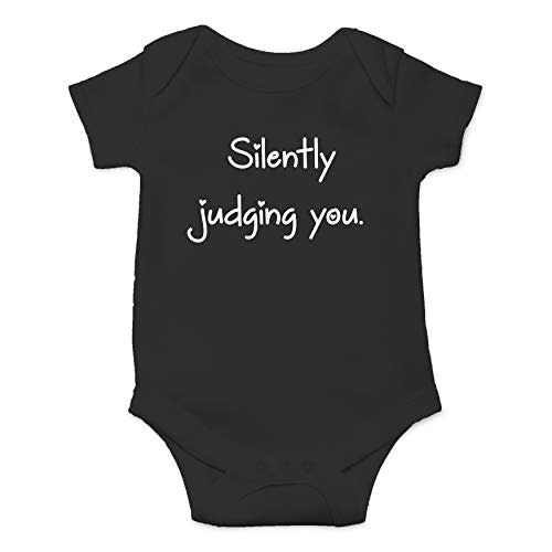 Silently Judging You - Funny Baby Essentials Bodysuit - Newborn Outfit Boy Baby Girl Clothes