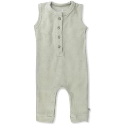 HonestBaby unisex-baby Terry Coverall Organic Cotton