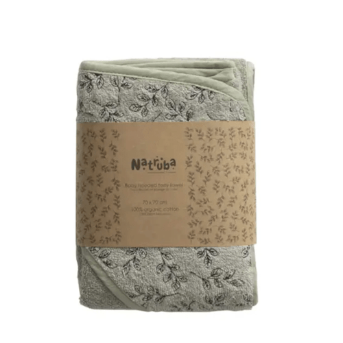 Cotton Floral Hooded Towel