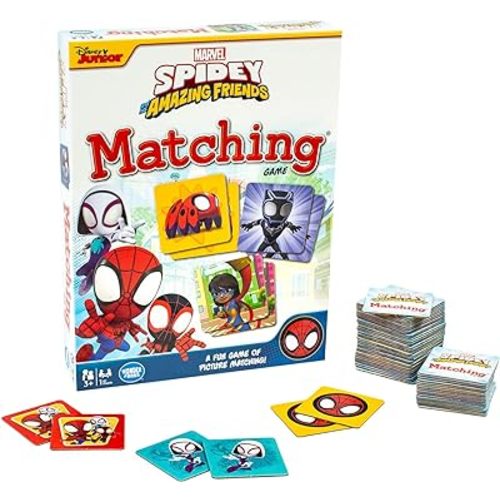 Wonder Forge Marvel Spidey and His Amazing Friends Matching Game - Memory Game for Kids Ages 3+ - Educational Fun for Toddler Boys and Girls