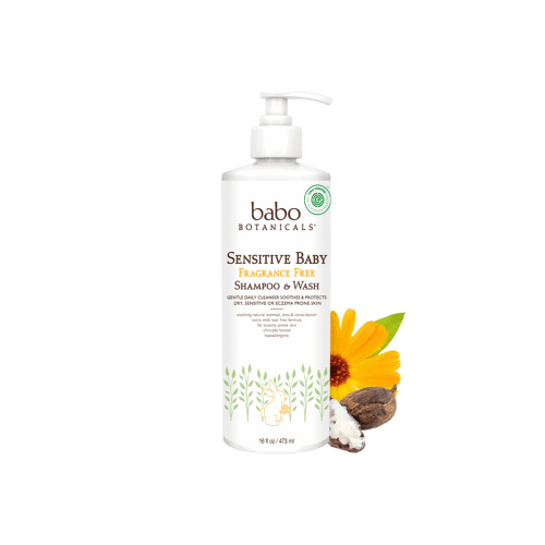 Sensitive Baby Fragrance Free Shampoo & Wash - 16 oz.