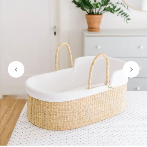 Signature Bilia Bassinet: Vegan (No Leather Handle/ Only Grass)
