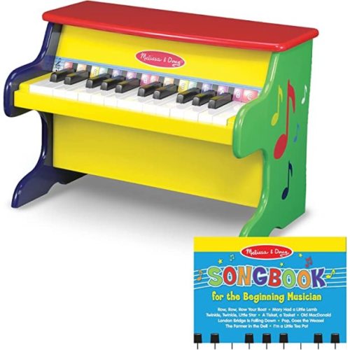Melissa & Doug Learn-To-Play Piano and Color-Coded Songbook