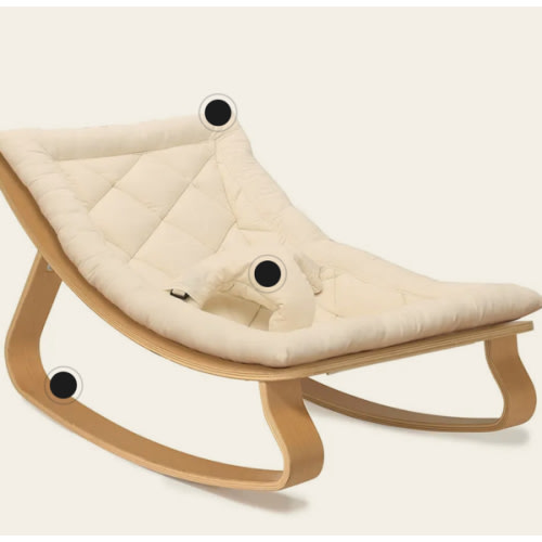 LEVO Baby Rocker in natural wood – Charlie Crane Paris
