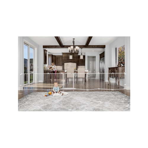 Regalo 192-Inch Adjustable Baby Gate, 4-in-1 Play Yard, Age 6-24 Months