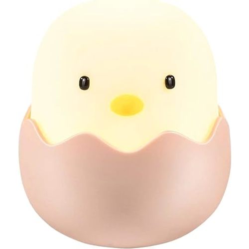 Qwifyu Kids Night Light, Cute Creative Egg Shell Baby Night Light with Touch Sensor, Nursery Night Lights, Kawaii Desk Accessories, Room Decor for Boys Girls Kids Gifts