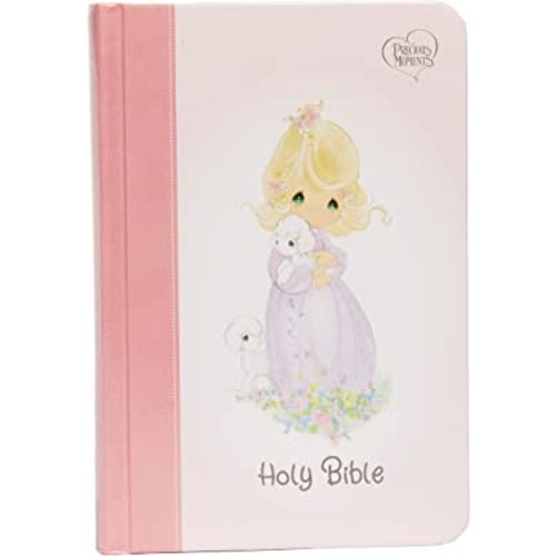NKJV, Precious Moments Small Hands Bible, Hardcover, Pink, Comfort Print: Holy Bible, New King James Version