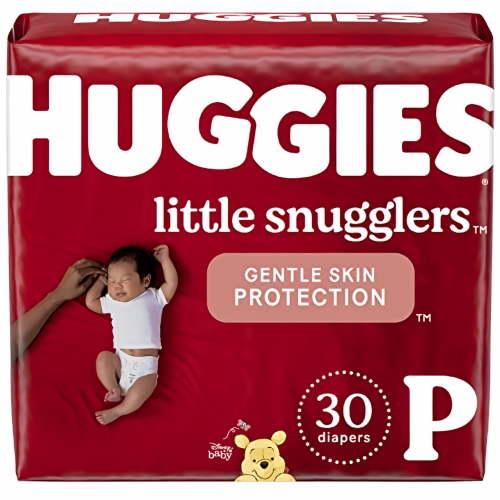 Huggies Little Snugglers Baby Diapers Preemie (Pack of 3)
