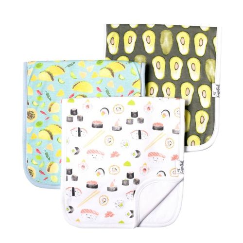 Copper Pearl Burp Clothes