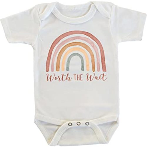 Worth the Wait Rainbow Gift after Infant Loss Miscarriage Onesie/Bodysuit
