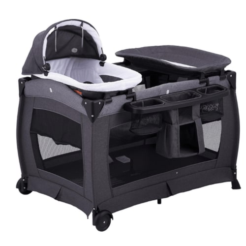 4 in 1 Baby Playard with Mesh Sides and Portable Carrying Bag