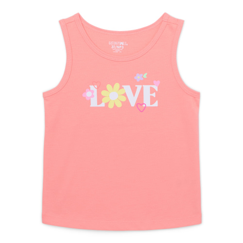 Garanimals Toddler Girl Graphic Jersey Tank, Sizes 18M-5T