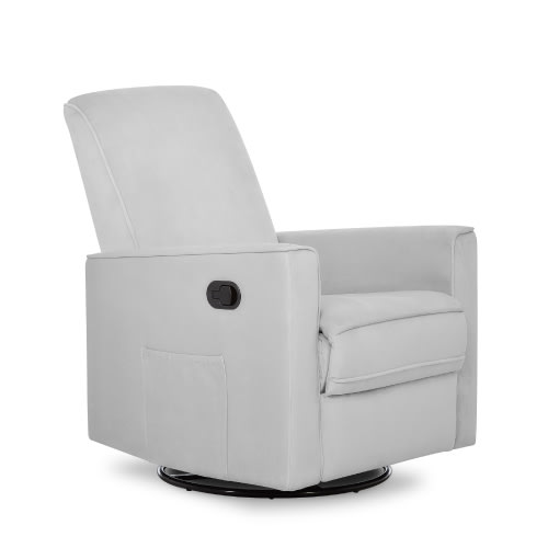 evolur Raleigh Glider Rocking Chair, Gray