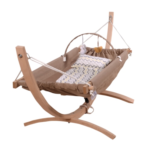 Handmade Wooden Baby Hammock Cradle-Comfortable Gift Newborns- Kids for Sleeping