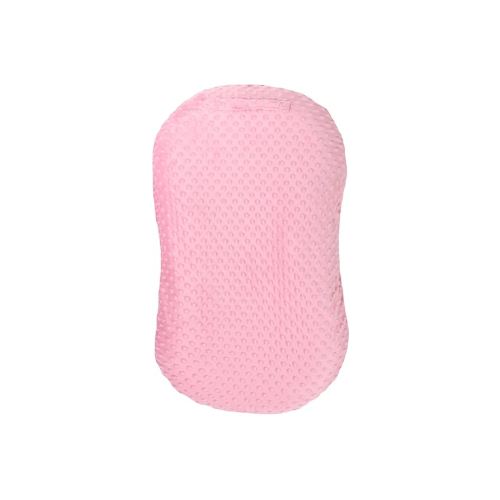 Mila Millie Water Resistant Removable Cover for Newborn Lounger | Minky Sensory Touch Slipcover for Baby Floor Seat | Premium Quality Soft Wipeable Fabric | Hypoallergenic (Blush)