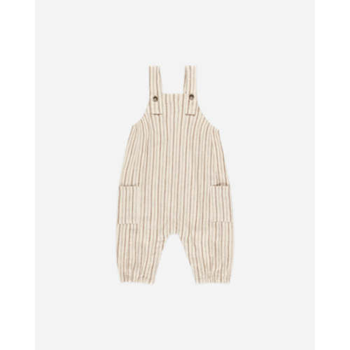 Cargo Baby Overall || Saddle Pinstripe