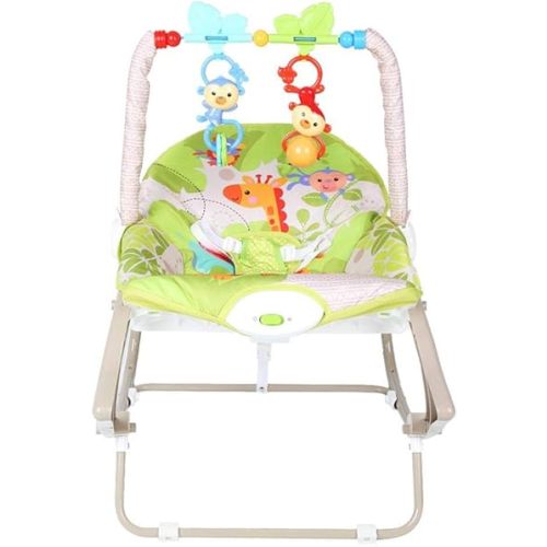 Baby Chair Detachable Soft Baby Rocking Chair Cradle with Two Toys