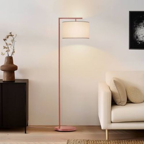 Brightech Montage Modern (includes Led Light Bulb) Arc Floor Lamp Matte Rose Gold