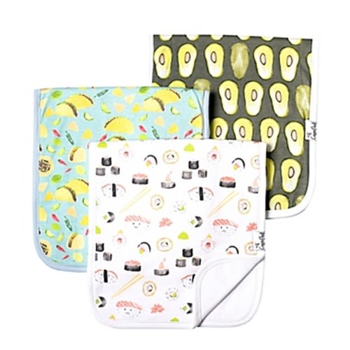 Copper Pearl 3-Pack Baja Burp Cloths