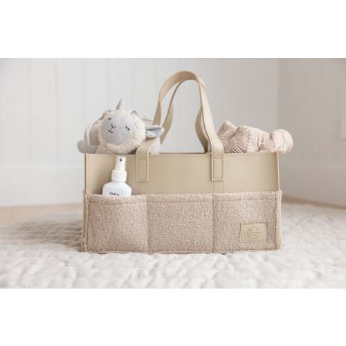Luxe Nappy Caddy - Nude – Linen Label