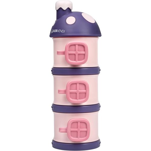 Formula Dispenser On The Go, Baby Formula Dispenser, Baby Snacks Containers, Formula Containers For Travel, Cute Mushroom Style