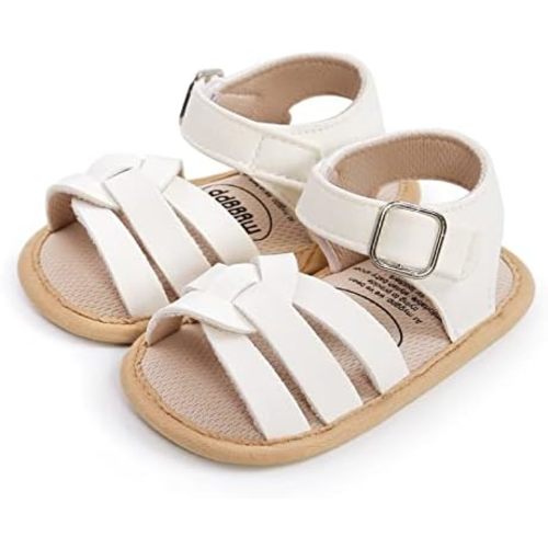 RVROVIC Baby Boys Girls Sandals Premium Soft Anti-Slip Rubber Sole Infant Summer Outdoor Shoes Toddler First Walkers