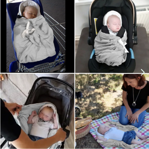 Lightweight Baby Haze | Snugglebundl | 100% Organic Cotton