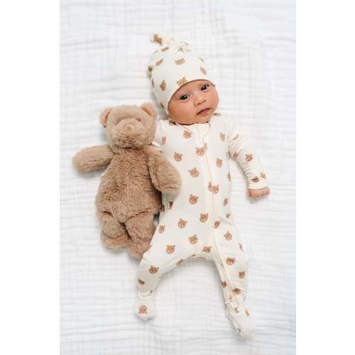 Teddy Zipper Footies