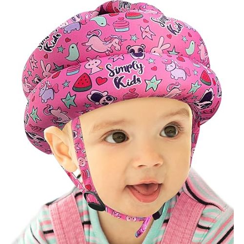 Baby Helmet for Crawling Walking - Baby Head Protector No Bumps and Soft Cushion Infant Baby Safety Headguard I Toddler Helmets 1-2 Years Old, 6-12 Months