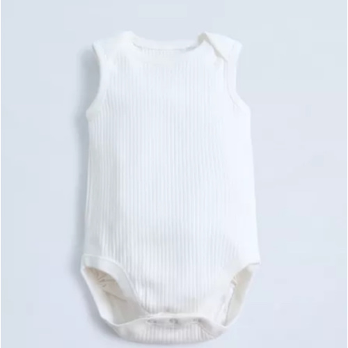 THREE-PACK OF RIBBED SLEEVELESS BODYSUITS - Oyster-white | ZARA United States