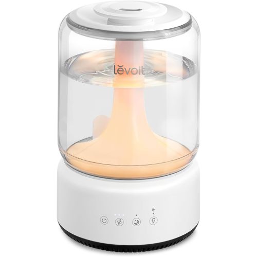 LEVOIT Top Fill Humidifiers for Bedroom, 2.5L Tank for Large Room, Easy to Fill & Clean, 28dB Quiet Cool Mist Air Humidifier for Home Baby Nursery & Plants, Auto Shut-off for Safety, 25H