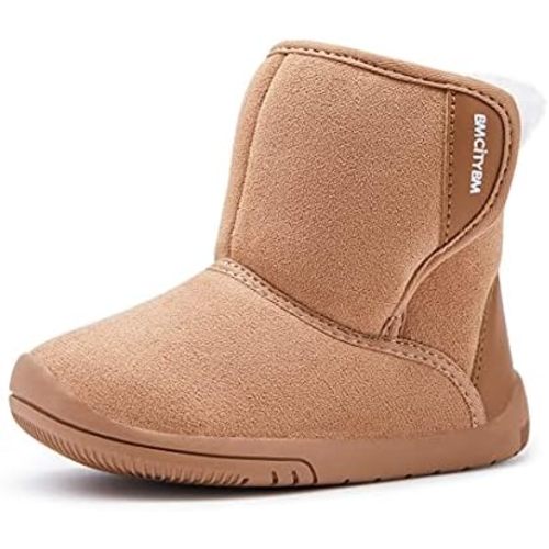BMCiTYBM Girls Boys Snow Boots Warm Winter Fur Lined Baby Shoes (Infant/Toddler/Little Kid)