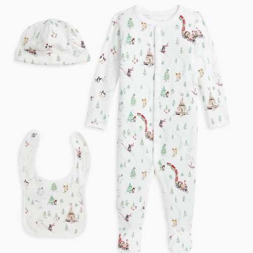 Polo Ralph Lauren Baby Boy's Footie, Hat & Bib Set | Saks Fifth Avenue