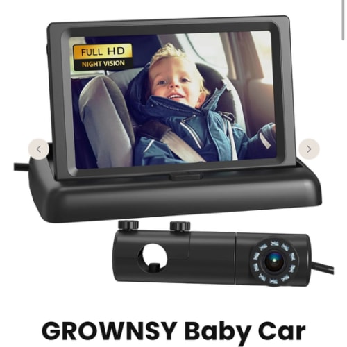 GROWNSY Baby Car Camera